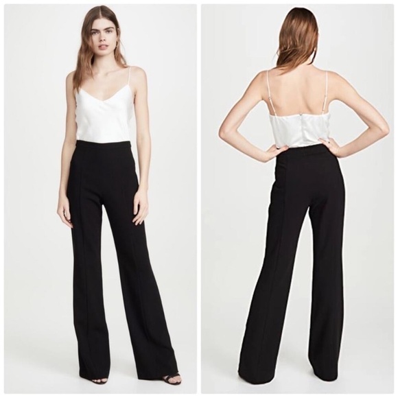 NWT Black Halo Saxon Black and White Jumpsuit - Picture 3 of 11